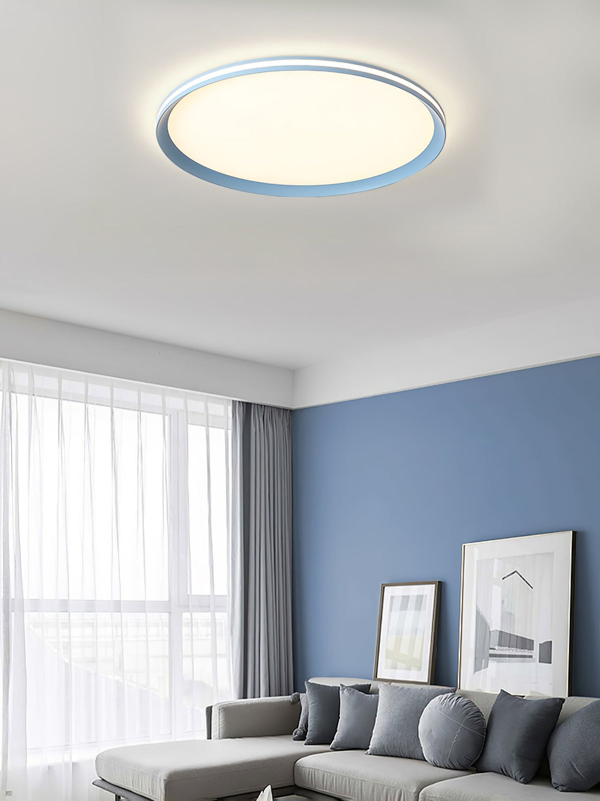 Keveno Moderne Minimaliste Circulaire LED Plafonnier Lumière-Cielum