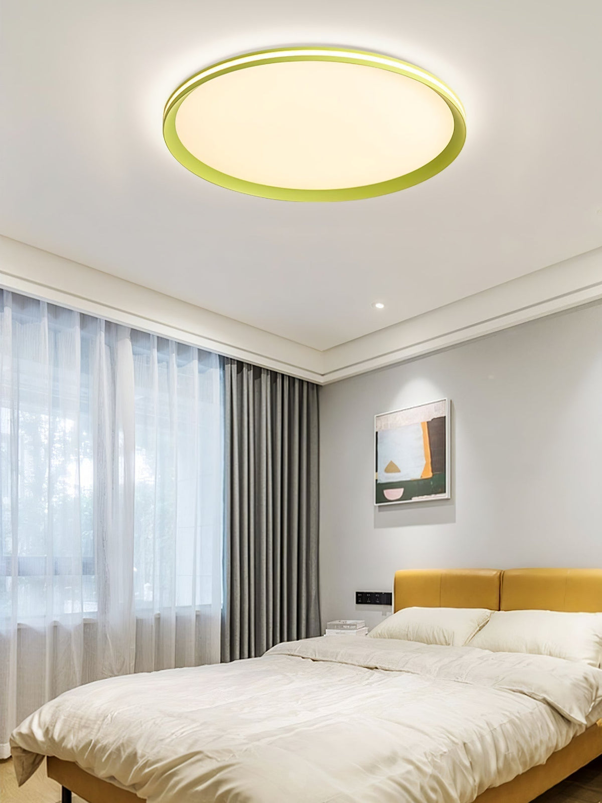 Keveno Moderne Minimaliste Circulaire LED Plafonnier Lumière-Cielum