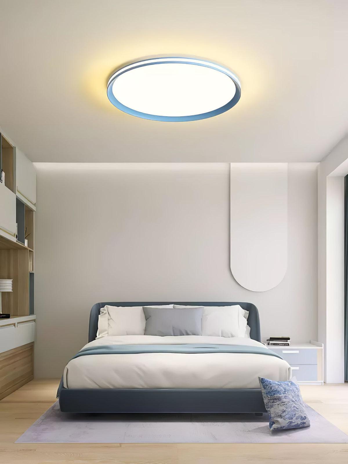 Keveno Moderne Minimaliste Circulaire LED Plafonnier Lumière-Cielum