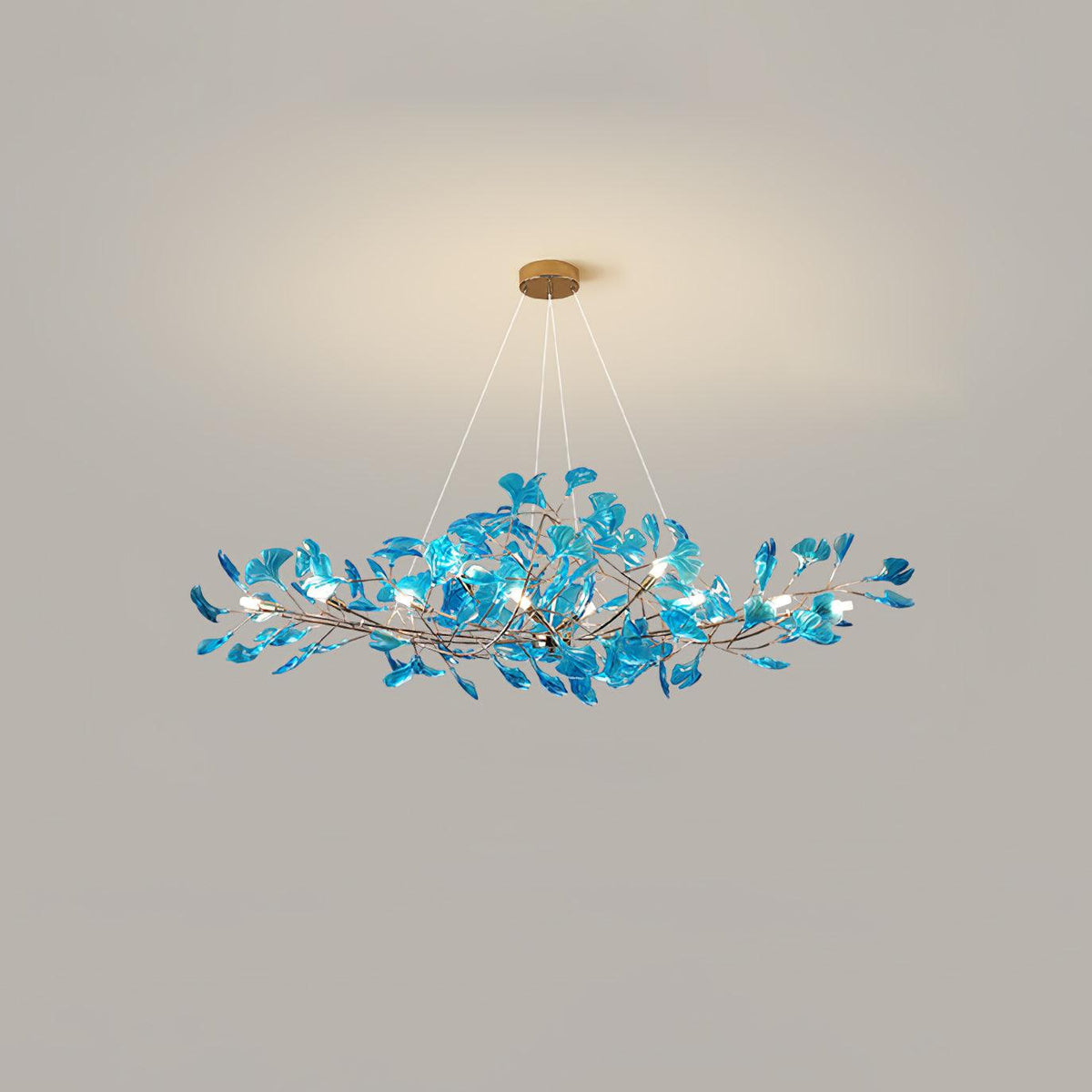 Tirov Lustre de luxe en feuille de ginkgo-Cielum