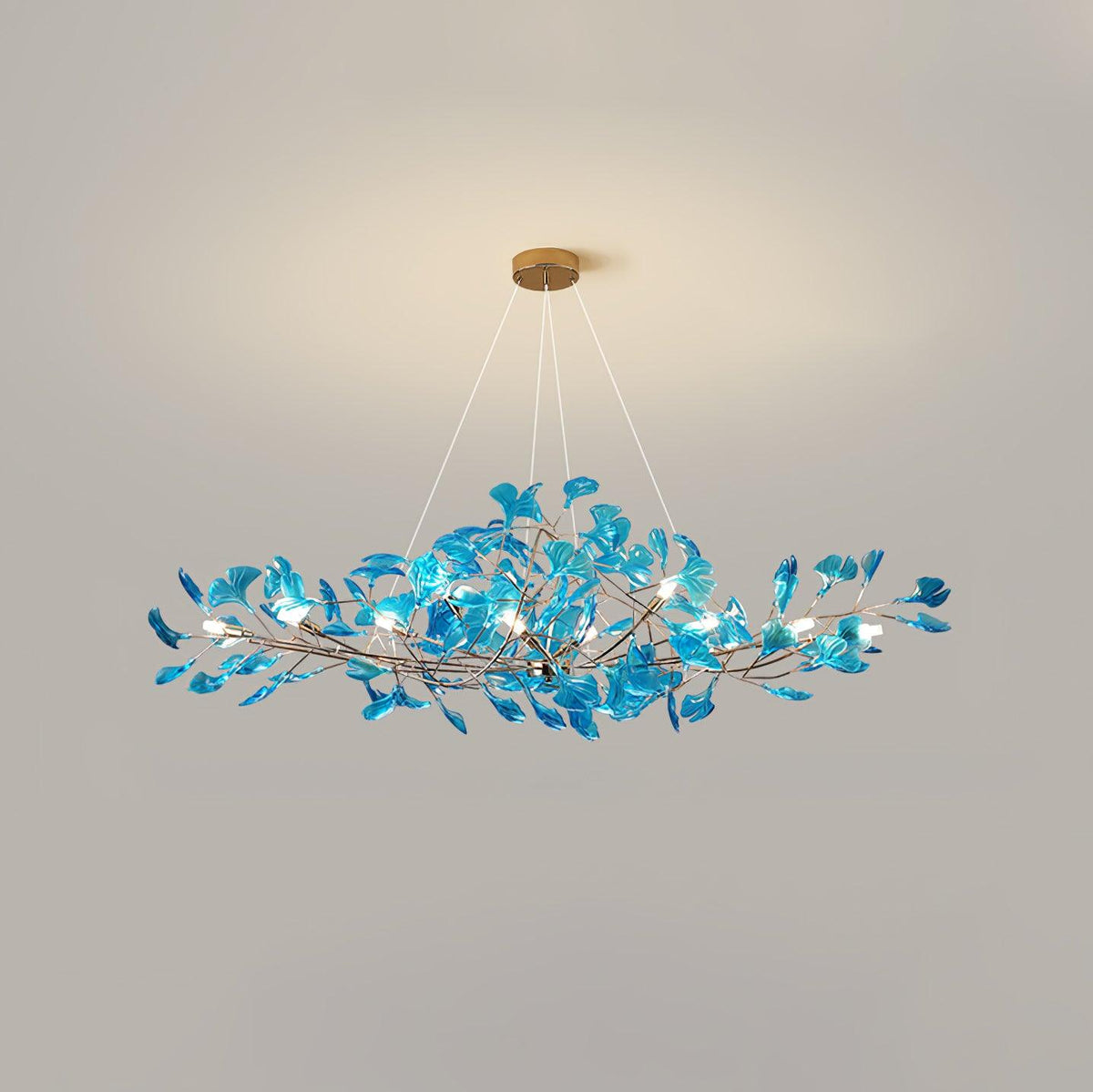 Tirov Lustre de luxe en feuille de ginkgo-Cielum