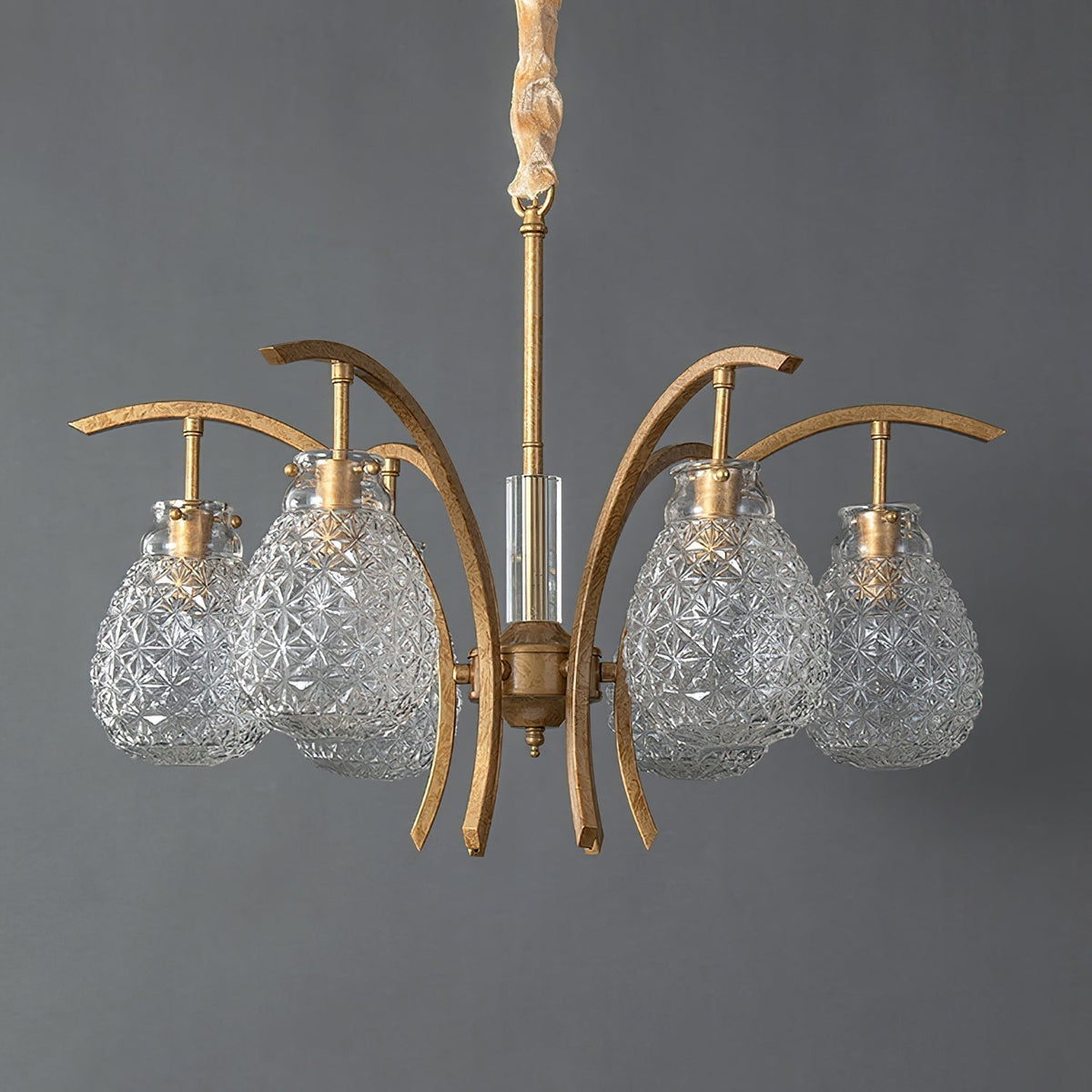Adams Lustre Verre Luxe Postmoderne
