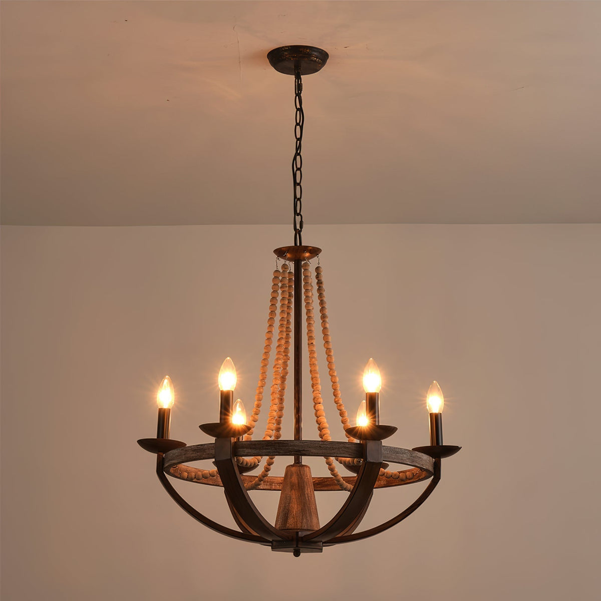Adan Lustre Bois Moderne Traditionnel