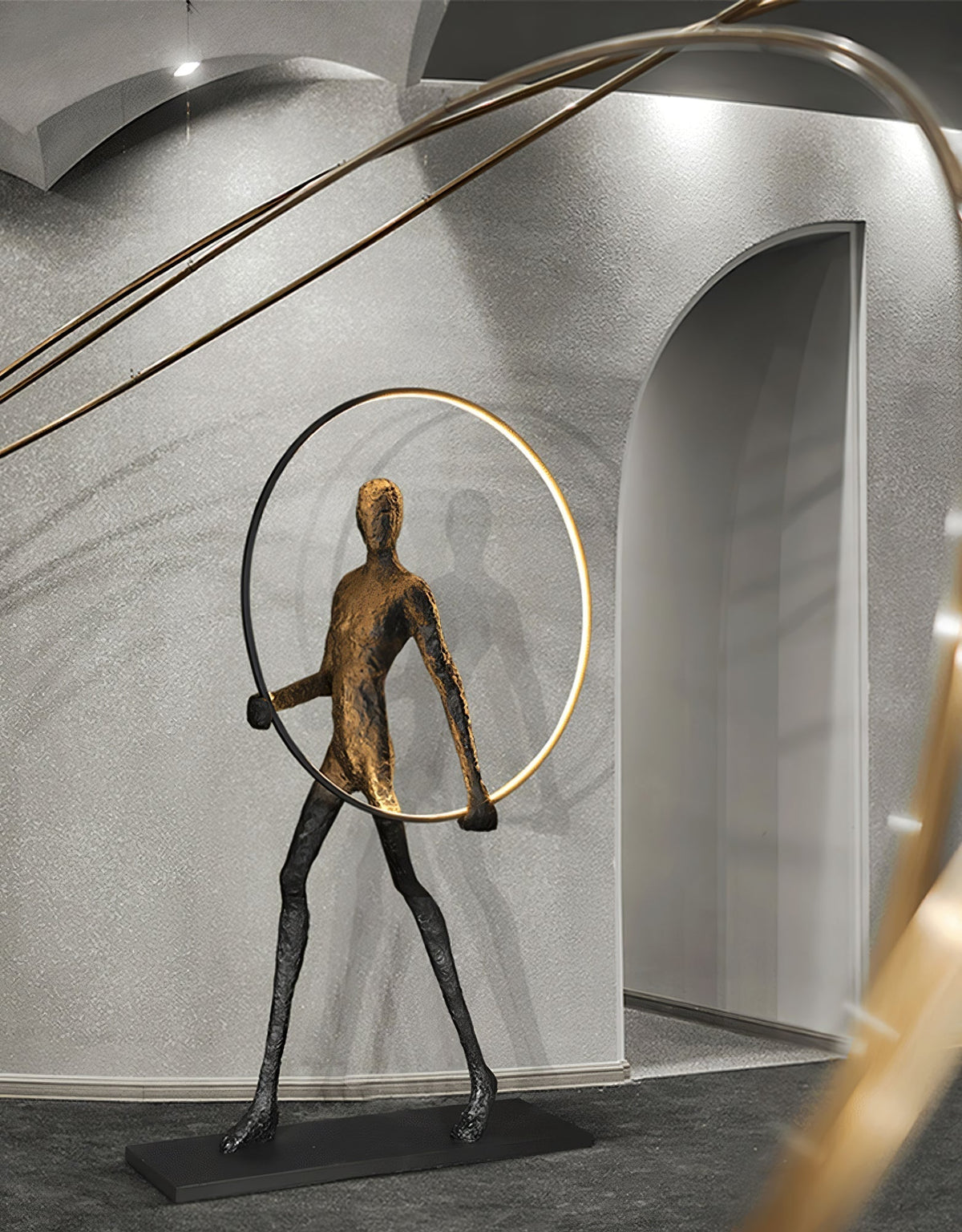 Cirarelia Lampadaire Sculpture LED Figure