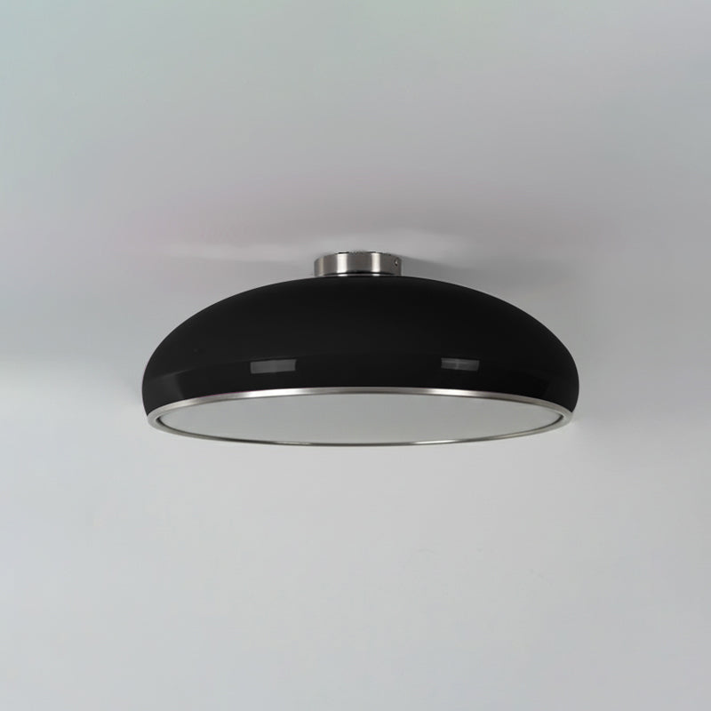 The Aicia Ceiling Light in a clean, classic white finish.