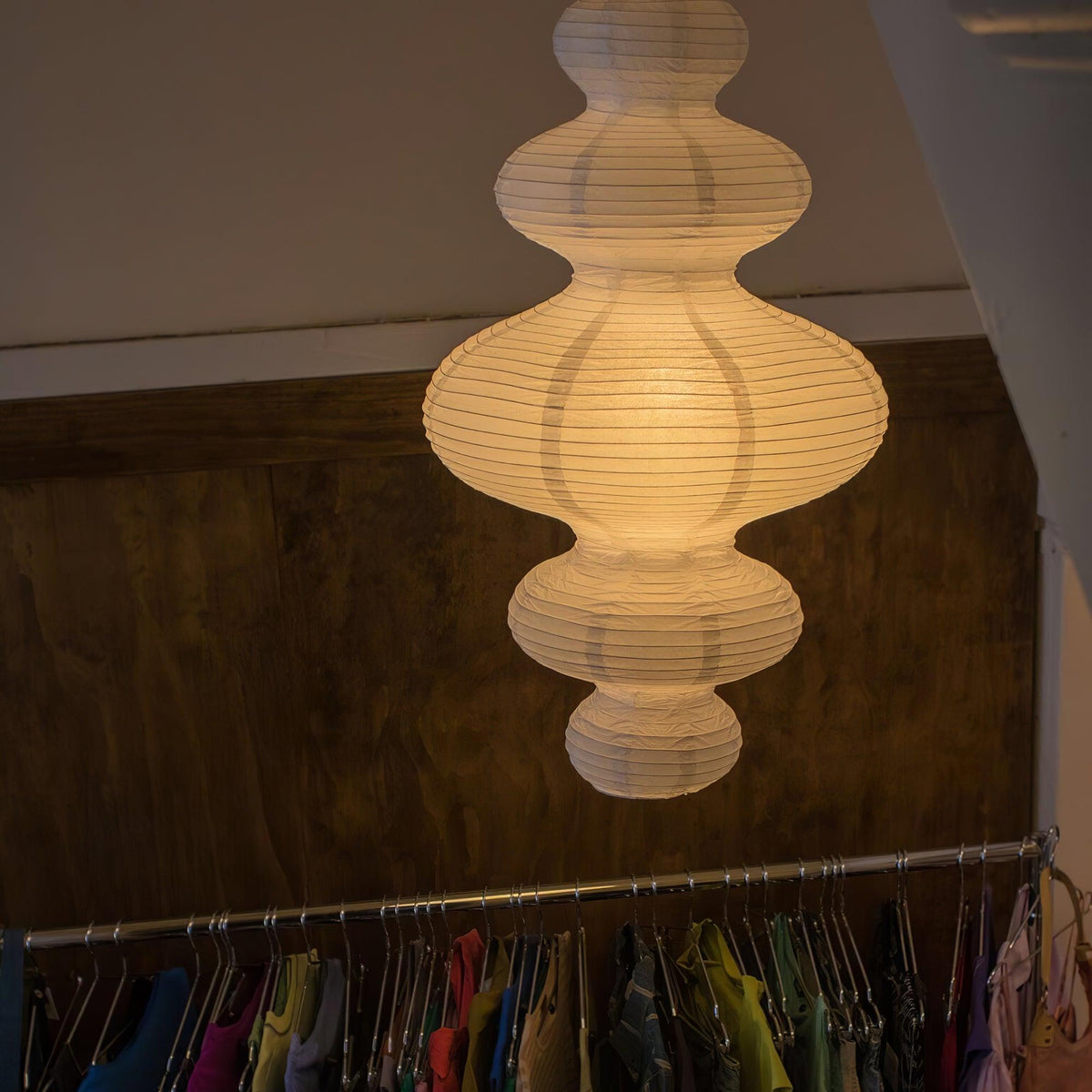 Akari Juni Pendant Lamp-Neutral Decor