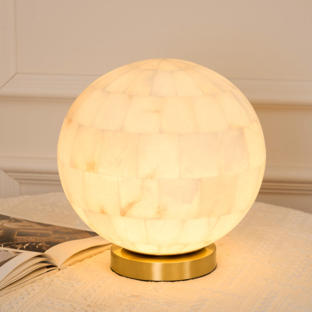 Lampe à Poser en Albâtre
