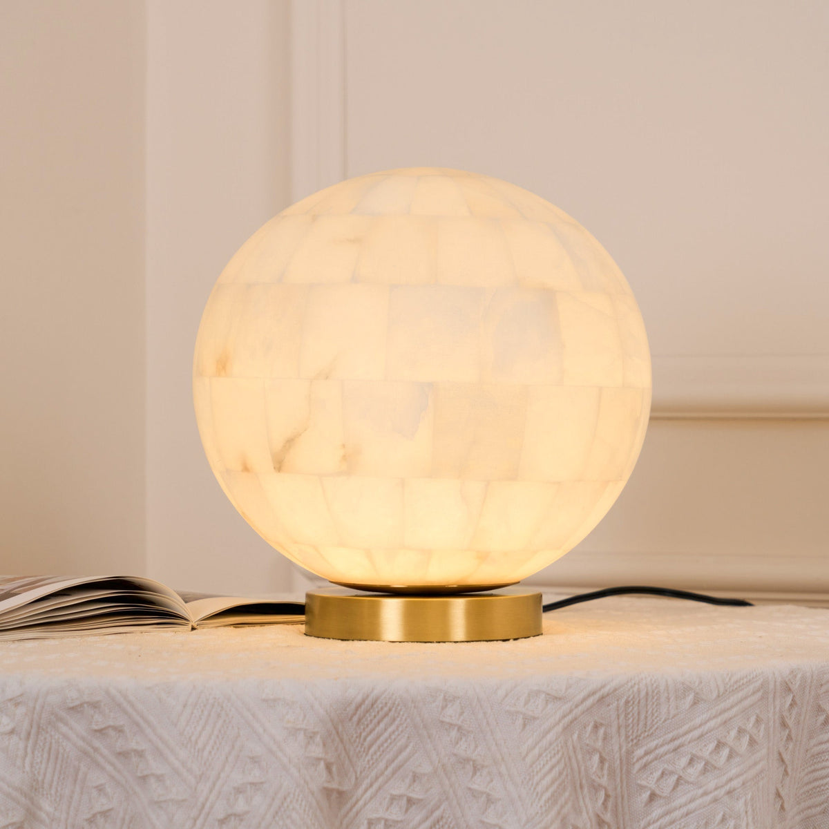 Lampe à Poser en Albâtre