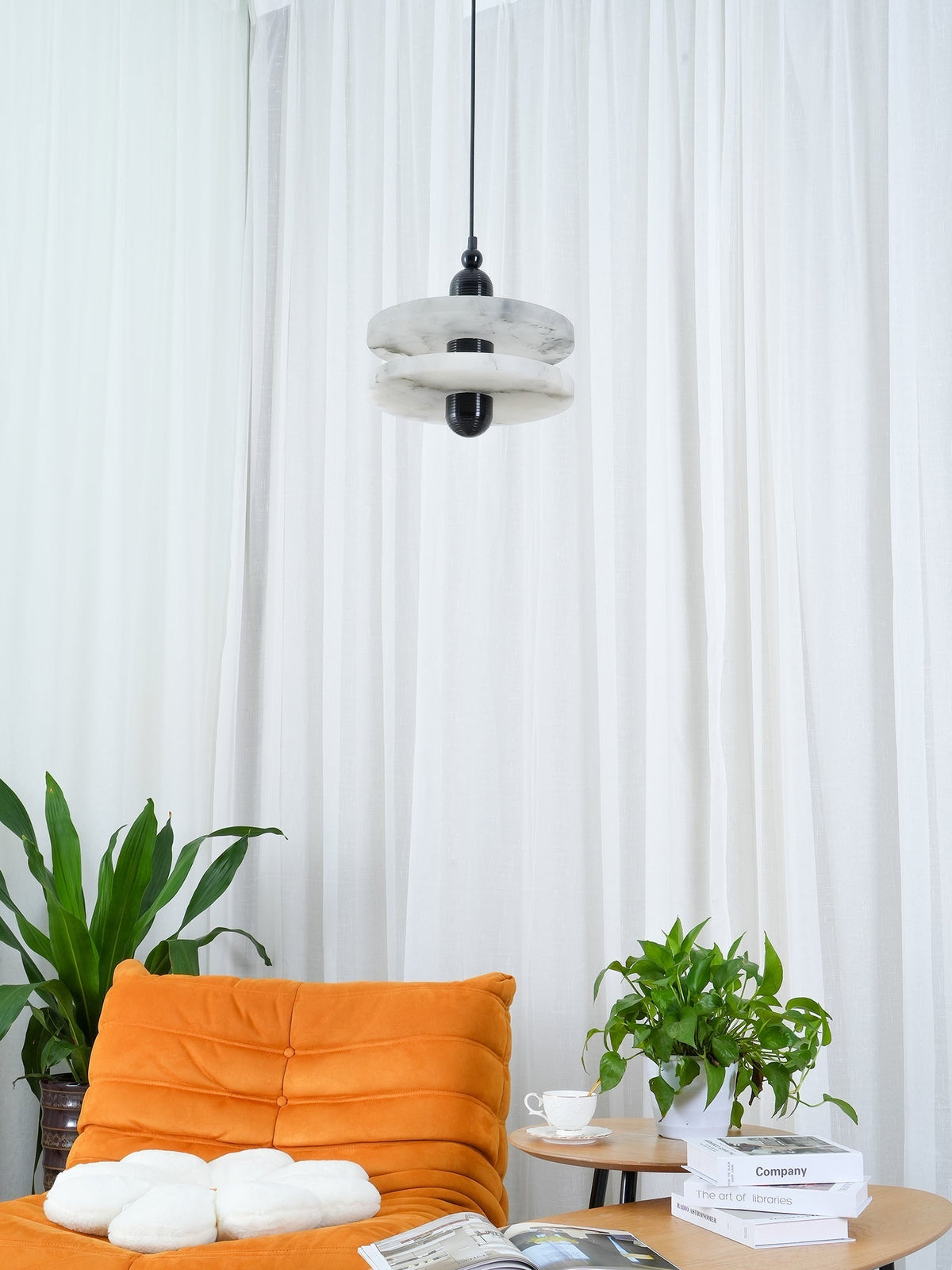 Alabaster Planes Pendant Lamp-Neutral Decor