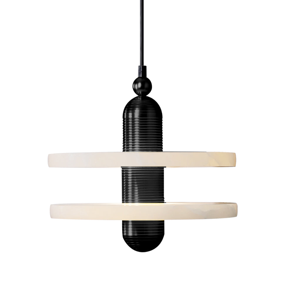 Alabaster Planes Pendant Lamp-Neutral Decor