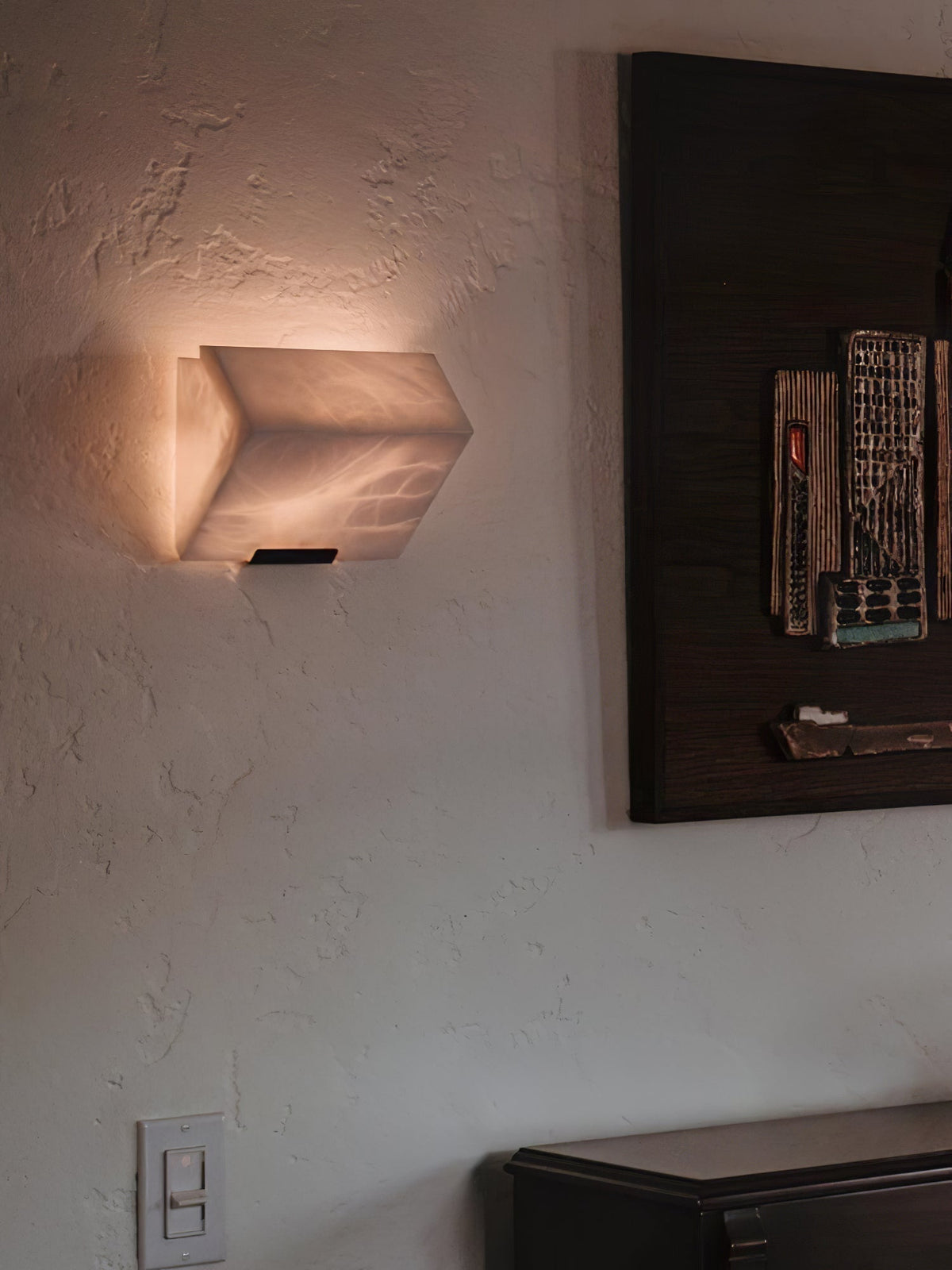 Lirove Alabaster Wall Lamp-Cielum