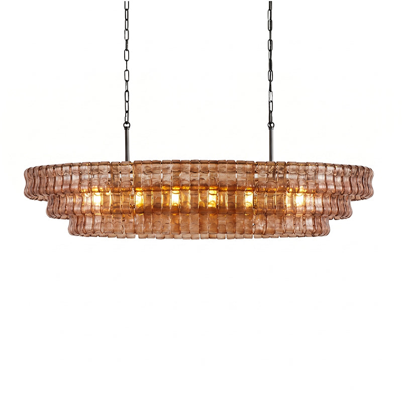 Full length view of the 140cm Albano Chandelier.