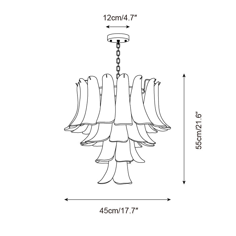 Sirixenor Lustre Cascade Florale Fantaisie-Cielum