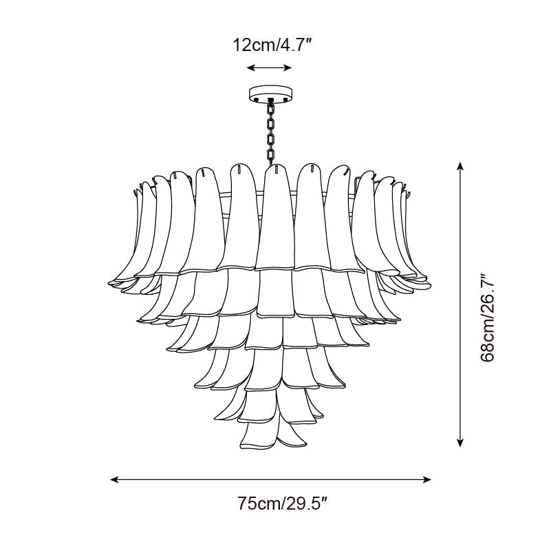 Sirixenor Lustre Cascade Florale Fantaisie-Cielum