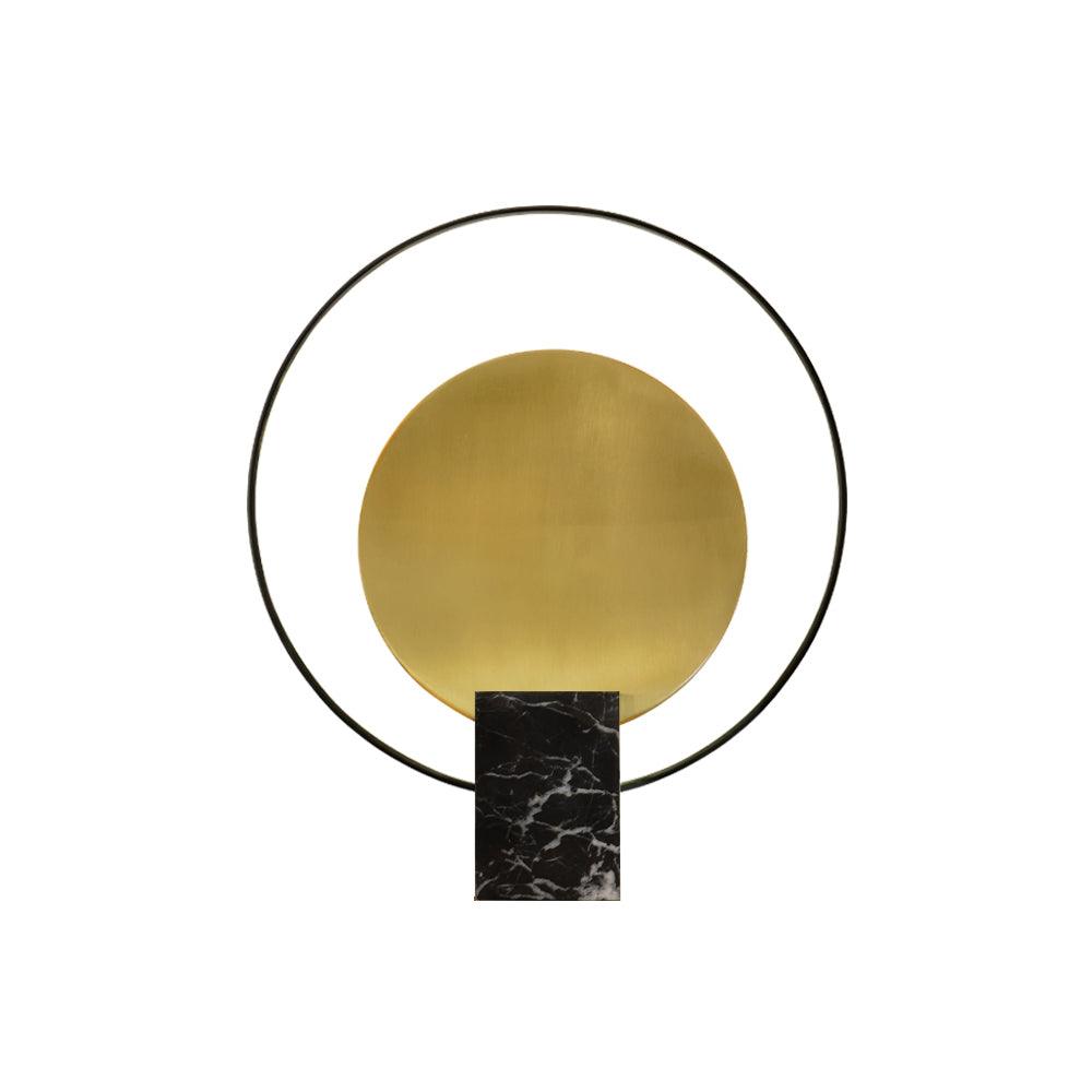 Lirixy Lampe de Table de Table en Marbre Géométrique