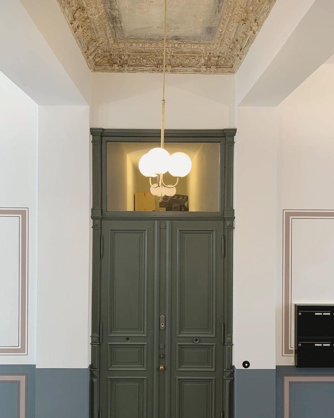 Sostor Suspension Élégante en Métal et Verre-Cielum