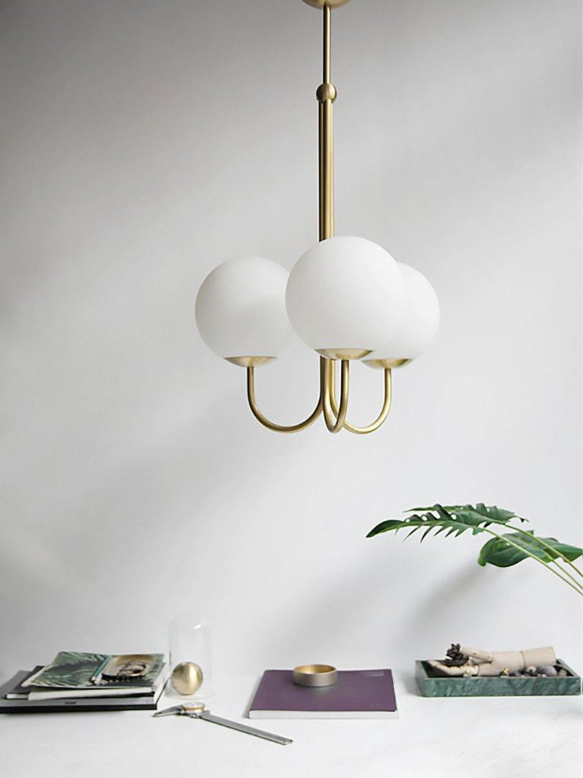 Sostor Suspension Élégante en Métal et Verre-Cielum