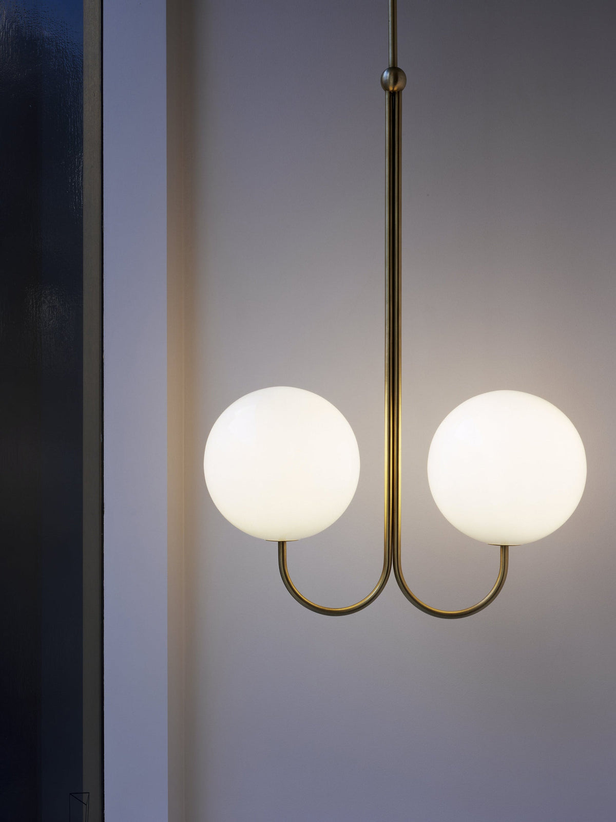Sostor Suspension Élégante en Métal et Verre-Cielum