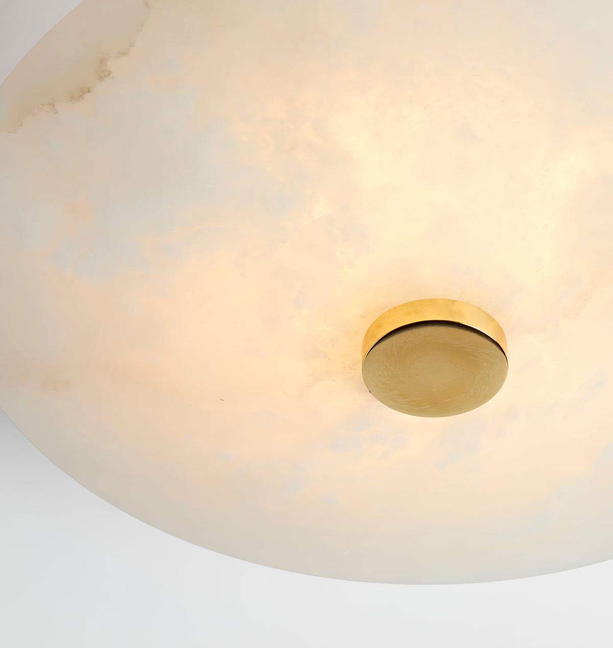 Ines Eterna Applique Murale Moderne en Albâtre Blanc