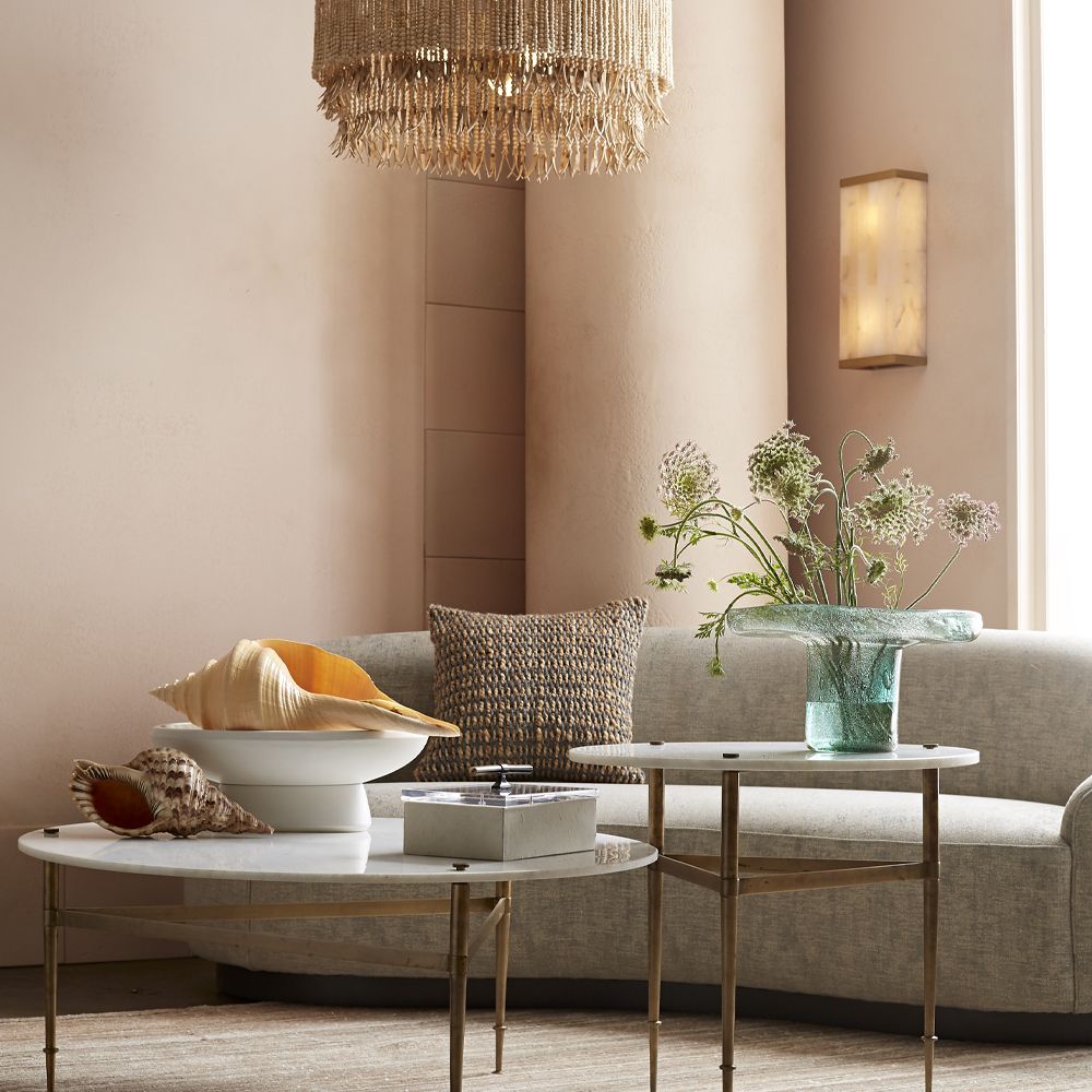 Odette Lustre en Bois et Perles de Noix de Coco