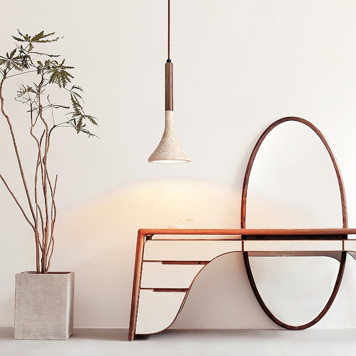 Tomin Suspension en Travertin-Cielum