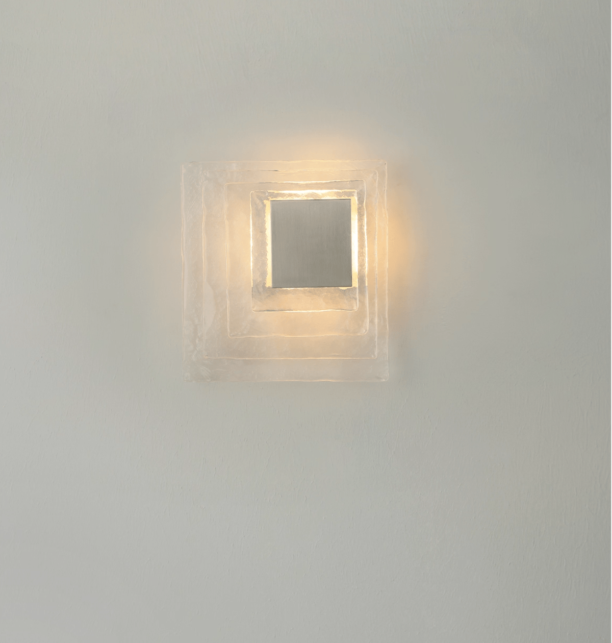 Cleo Verre Water Cube Cascade Applique Murale