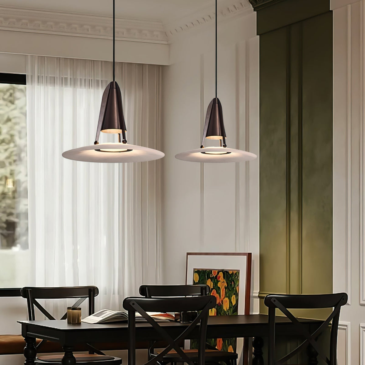 Halen Pendant Light Alabaster Fusion-Neutral Decor