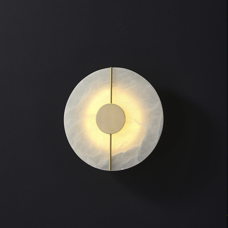 Eldivar Moderne Minimaliste Albâtre Applique Murale-Cielum