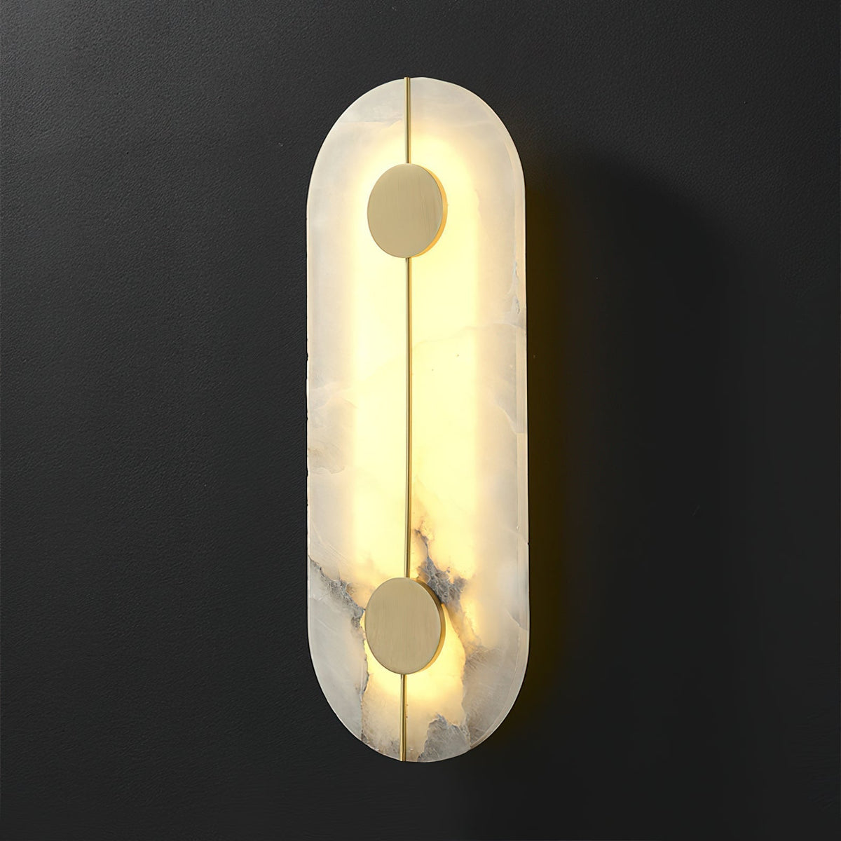 Eldivar Moderne Minimaliste Albâtre Applique Murale-Cielum