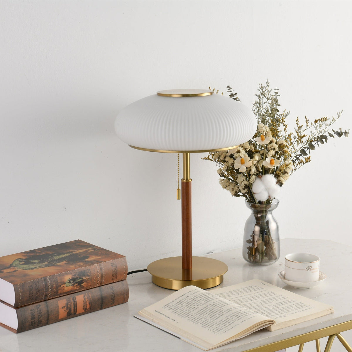 Dex Lampe de Table Verre Moderne