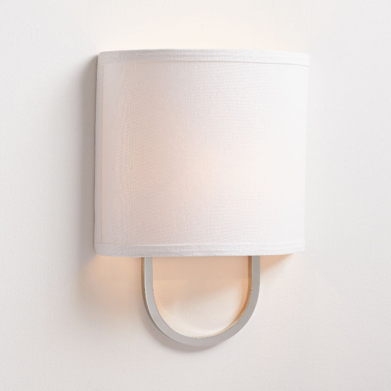 View of the Atticus Wall Lamp from below, showing the light source.