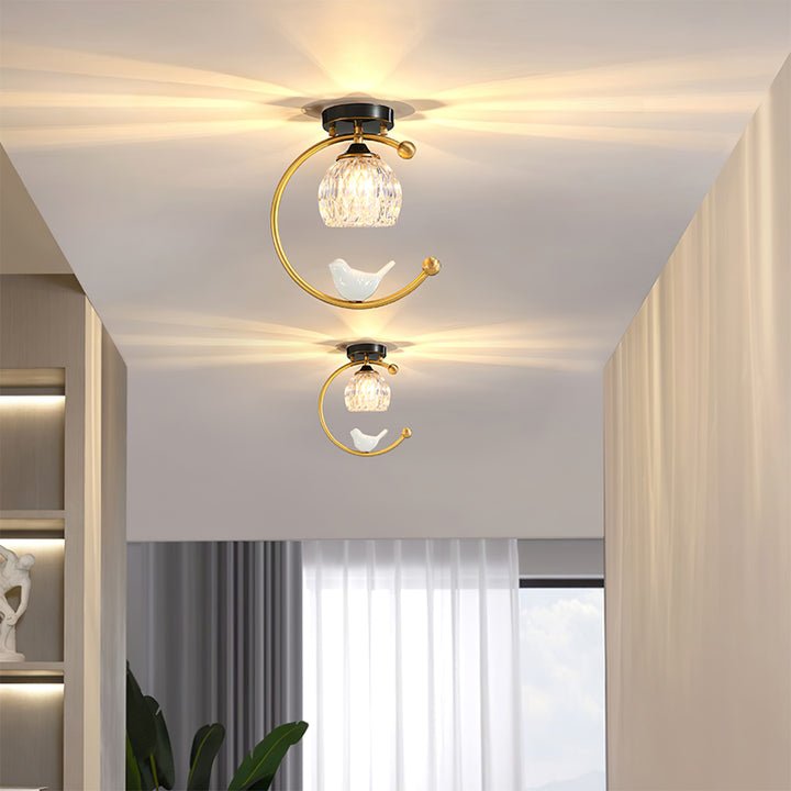 Otis Linearo Plafonnier Céramique Oiseau Artiste Moderne Décoratif Chambre