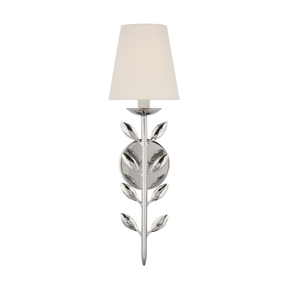 Evoque Gold Leaf Wall Sconce-Neutral Decor