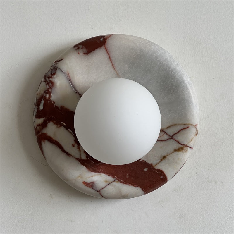Viroxel Applique Murale en Marbre Rouge Nordique Premium-Cielum