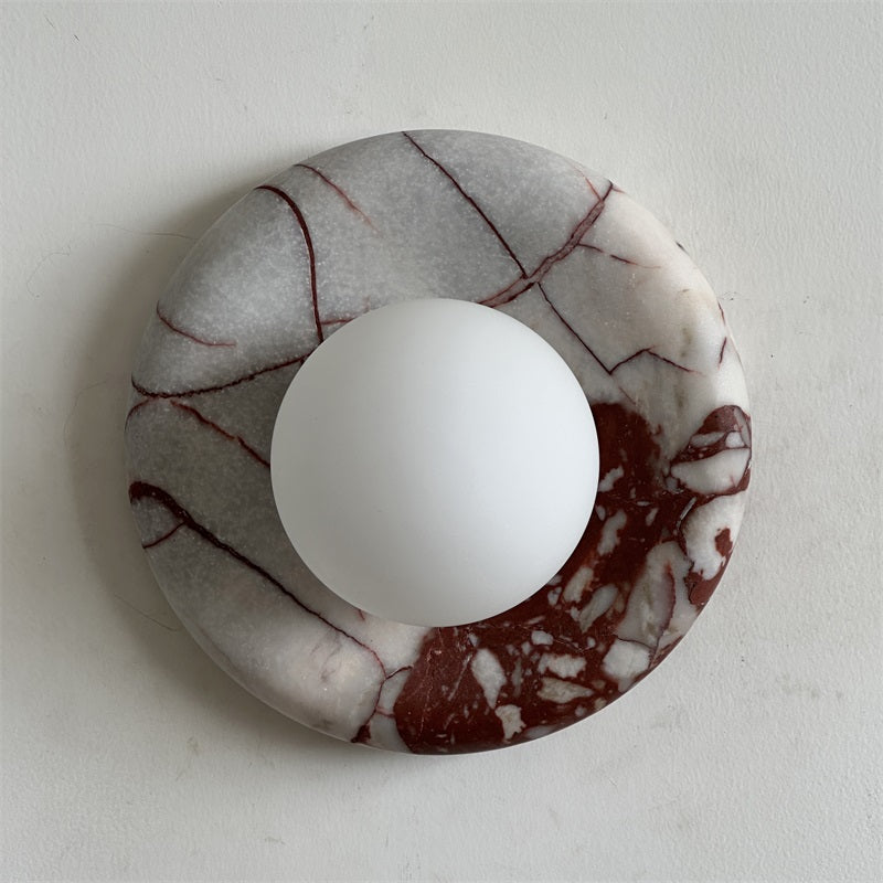 Viroxel Applique Murale en Marbre Rouge Nordique Premium-Cielum