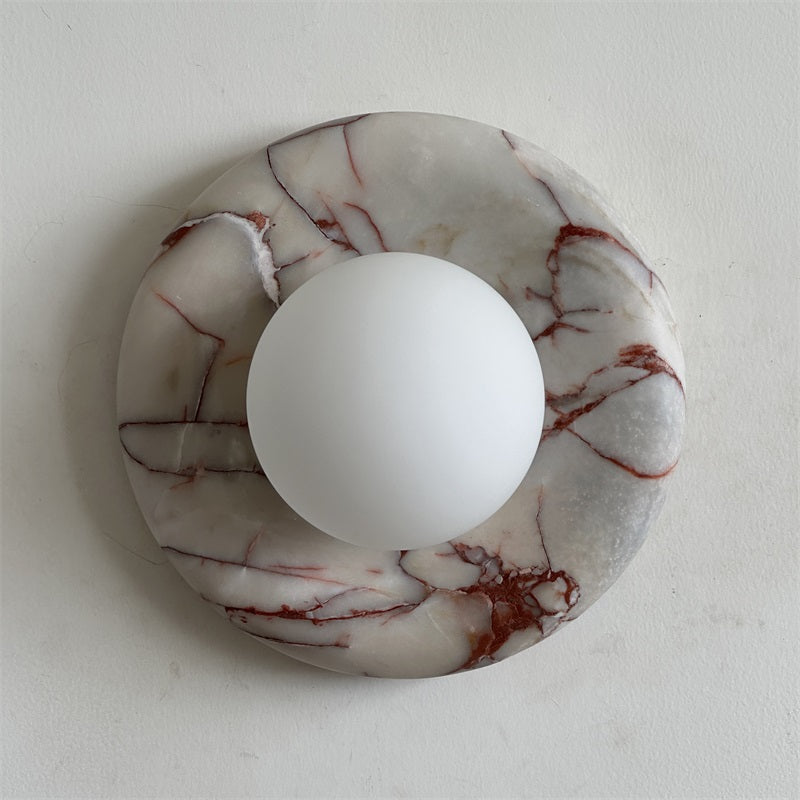 Viroxel Applique Murale en Marbre Rouge Nordique Premium-Cielum