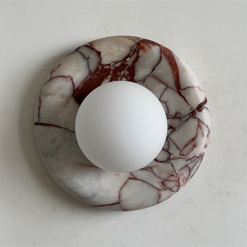 Viroxel Applique Murale en Marbre Rouge Nordique Premium-Cielum