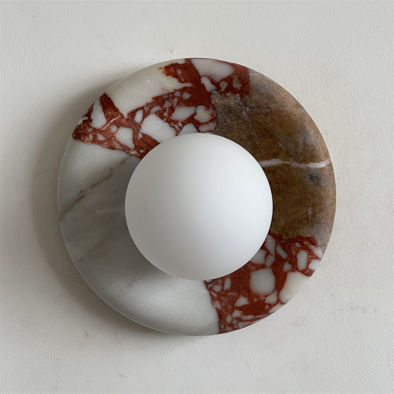 Viroxel Applique Murale en Marbre Rouge Nordique Premium-Cielum