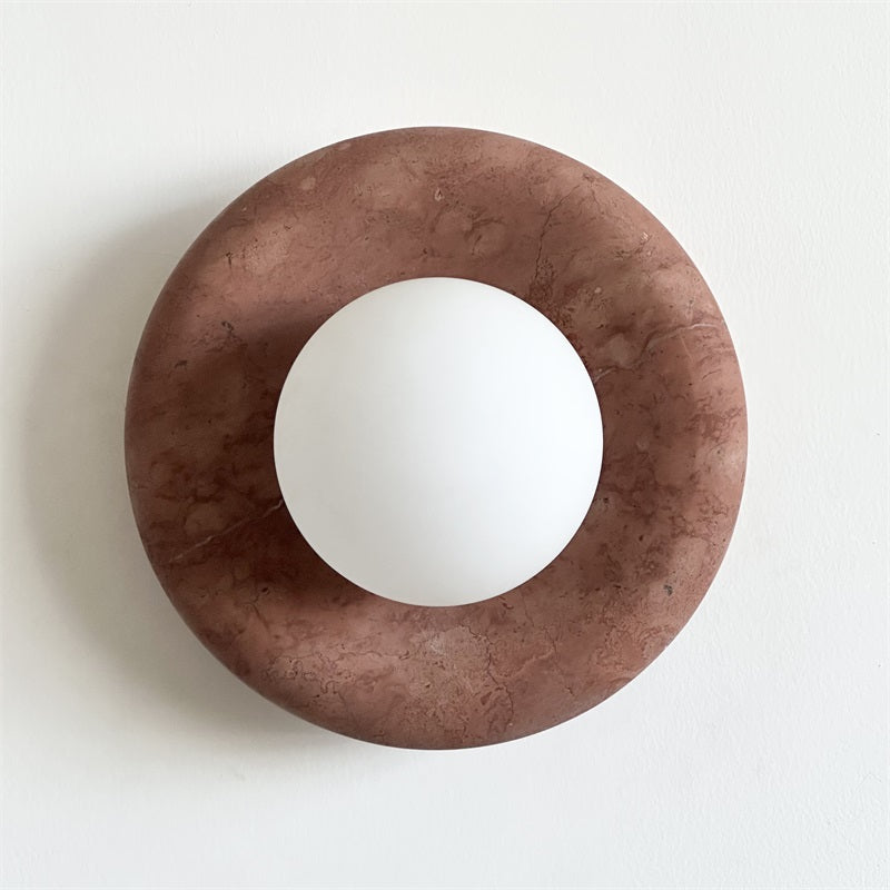 Viroxel Applique Murale en Marbre Rouge Nordique Premium-Cielum