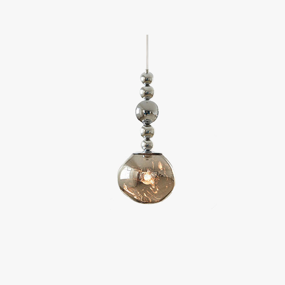 Valentina Suspension Luminaire LED Retro Chrome Métal/Acrylique Chambre Salon