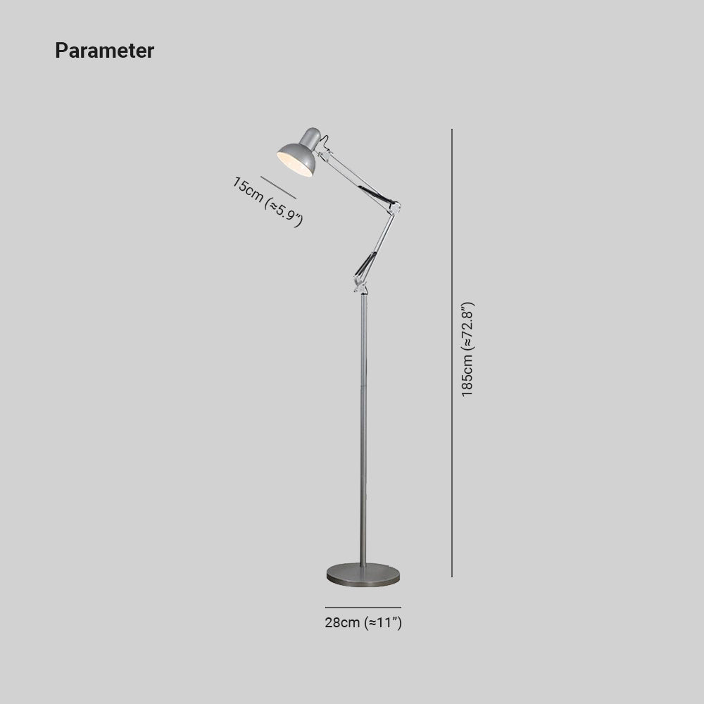 Valentina Moderne Métal Pliant Lampadaire Multicolore Chambre à coucher