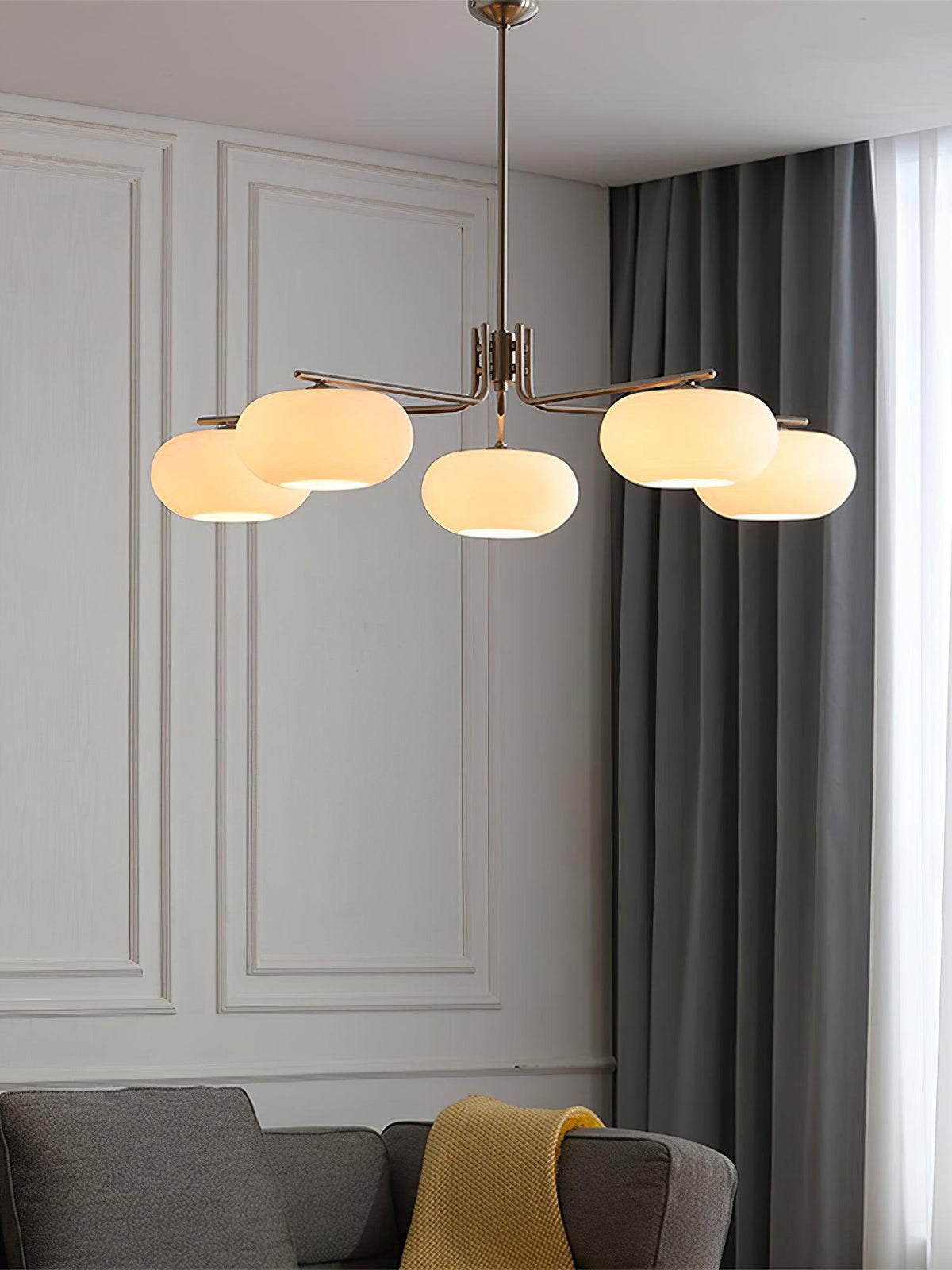 Daro Lustre Industriel 5-Luminaires Moderne-Cielum