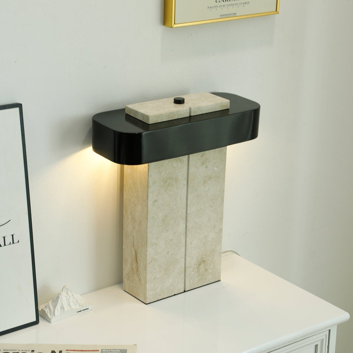 Abram Moderne Lampe de Table en Marbre