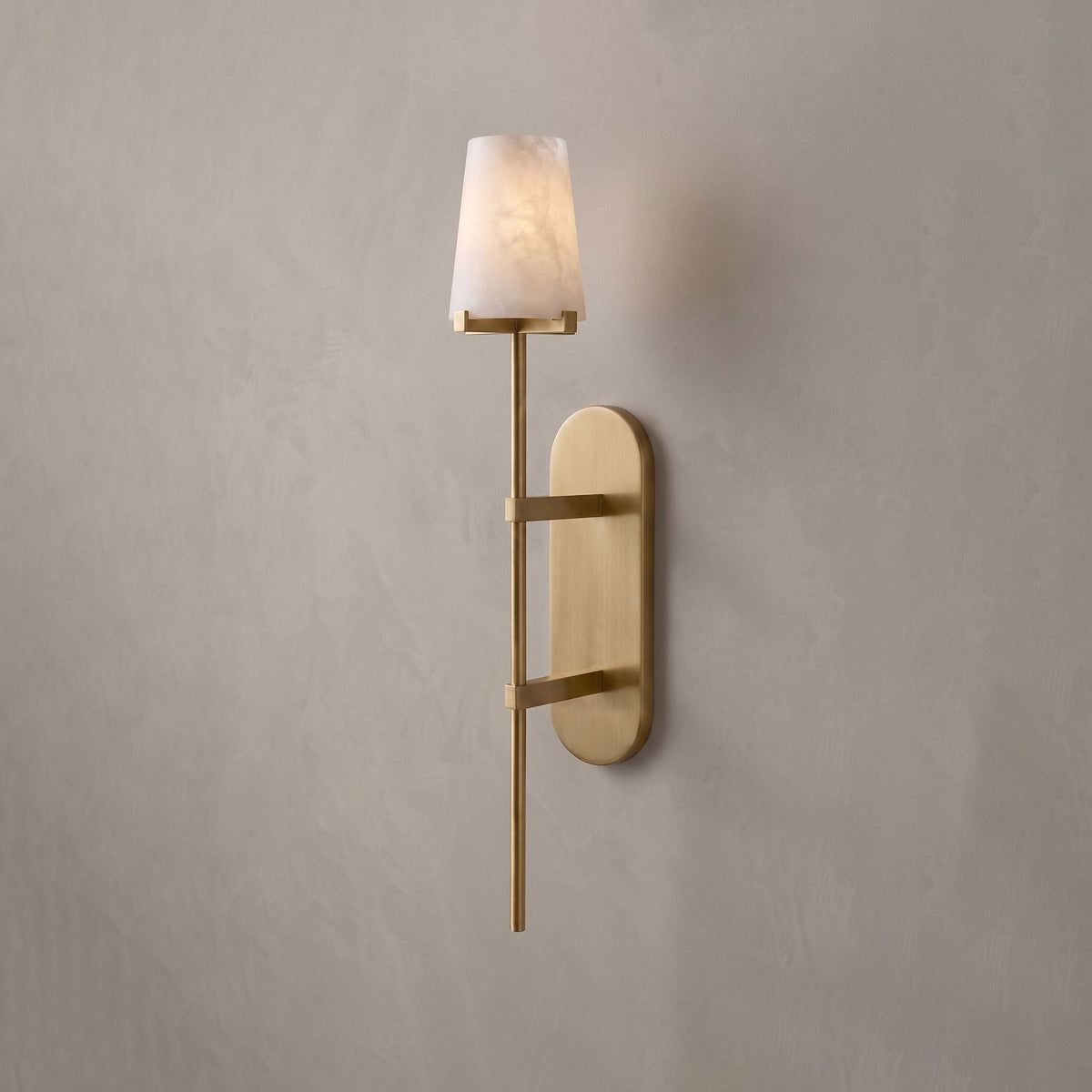 Bexcombe Applique Murale En Albâtre