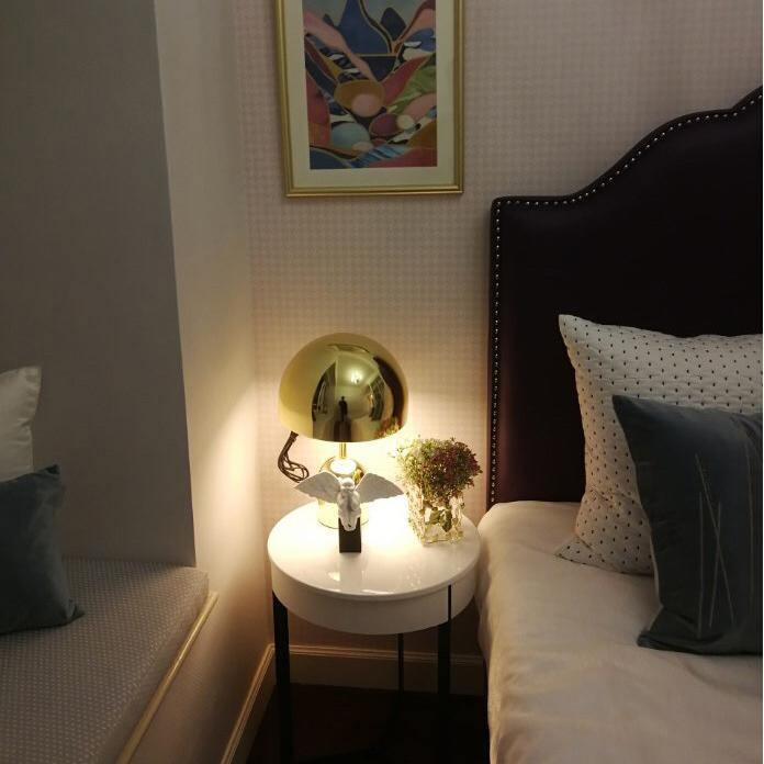 Ames Lampe de Table de Luxe en Forme de Cloche