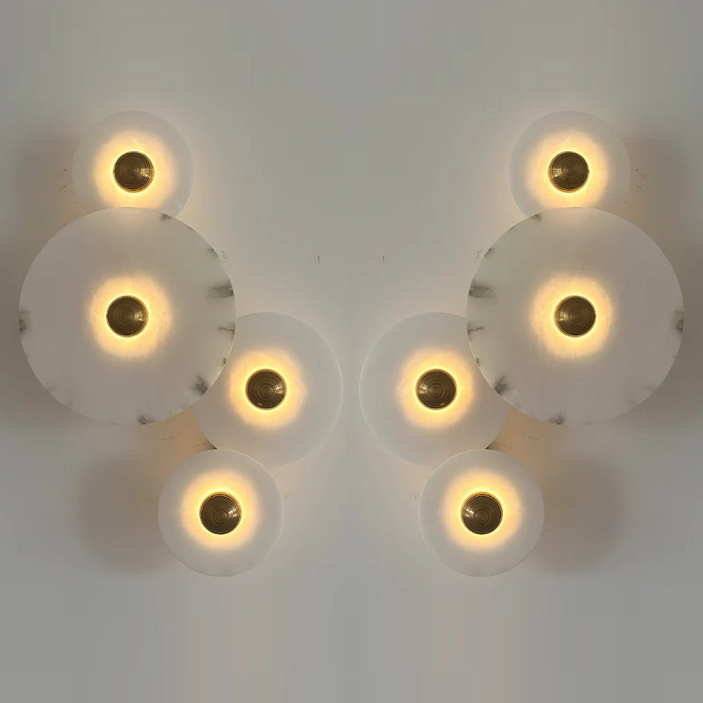 Slender Wall Lamp Alabaster Modern Minimalist-Neutral Decor