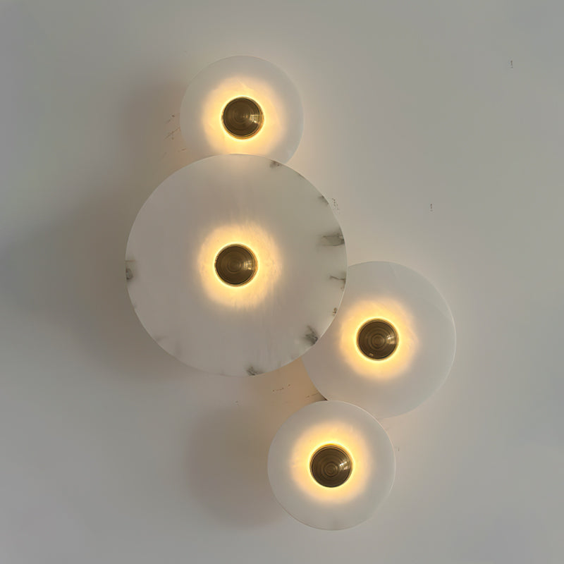 Slender Wall Lamp Alabaster Modern Minimalist-Neutral Decor