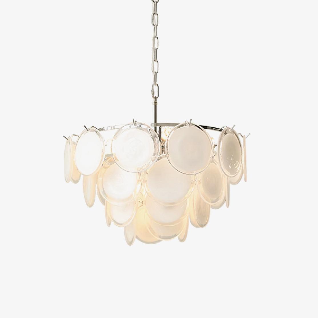 Kor Lustre en Verre Chrome Élégant-Cielum