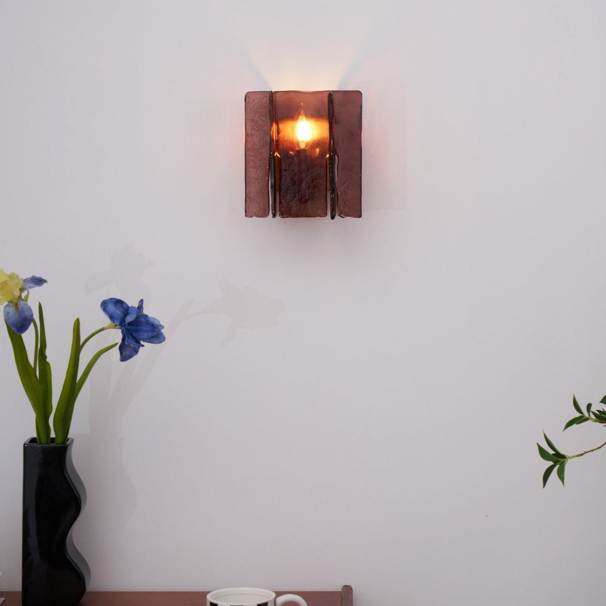 Kixi Lampe Murale Artistique en Verre Élégante-Cielum