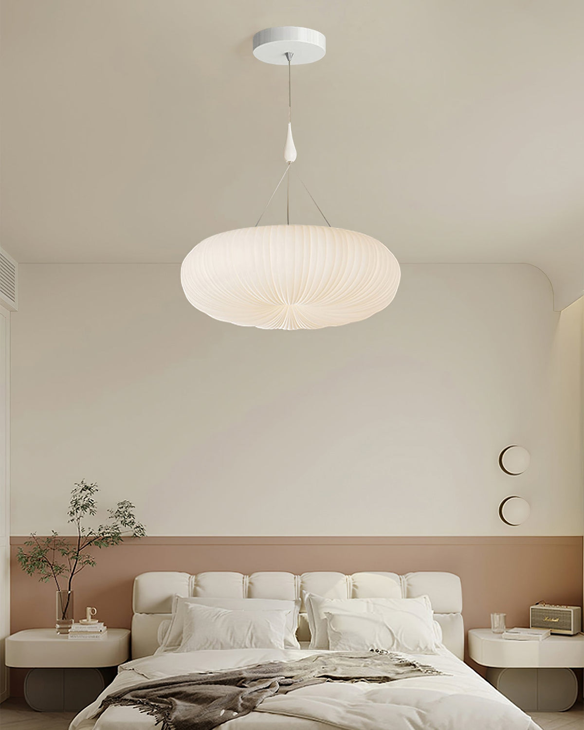 Bobby Oval Pendant Light-Neutral Decor